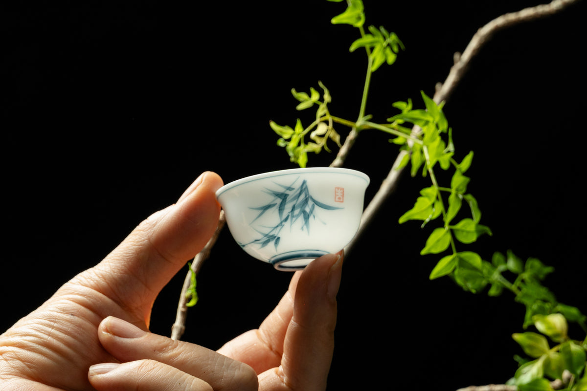 Bamboo Flared Tea Cup 竹子反口杯