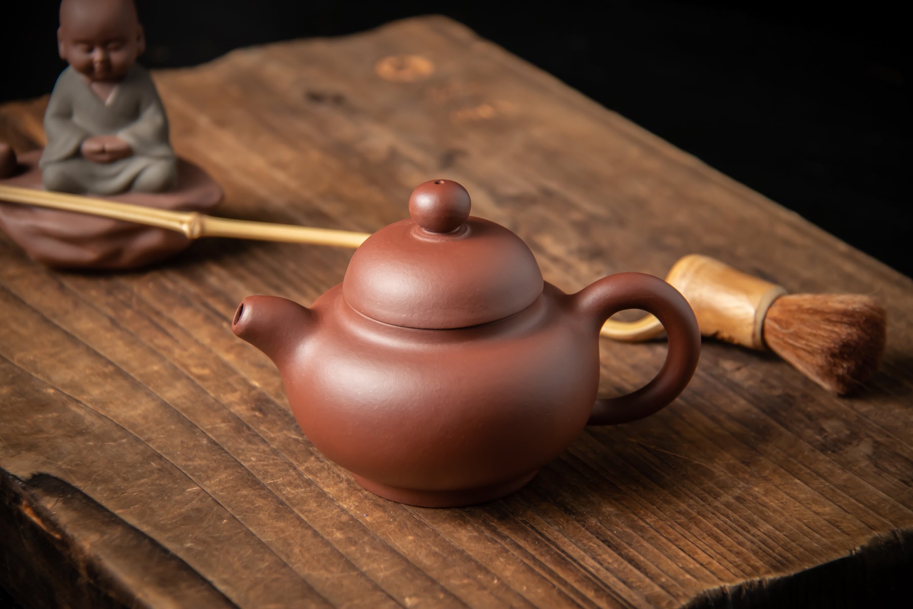 Yixing Terracotta Teapot - Rich Jade 小潤玉壷