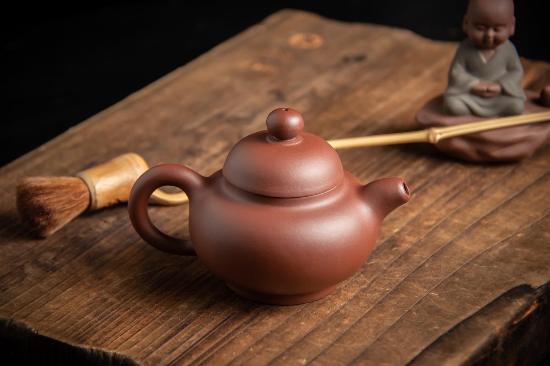 Yixing Terracotta Teapot - Rich Jade 小潤玉壷