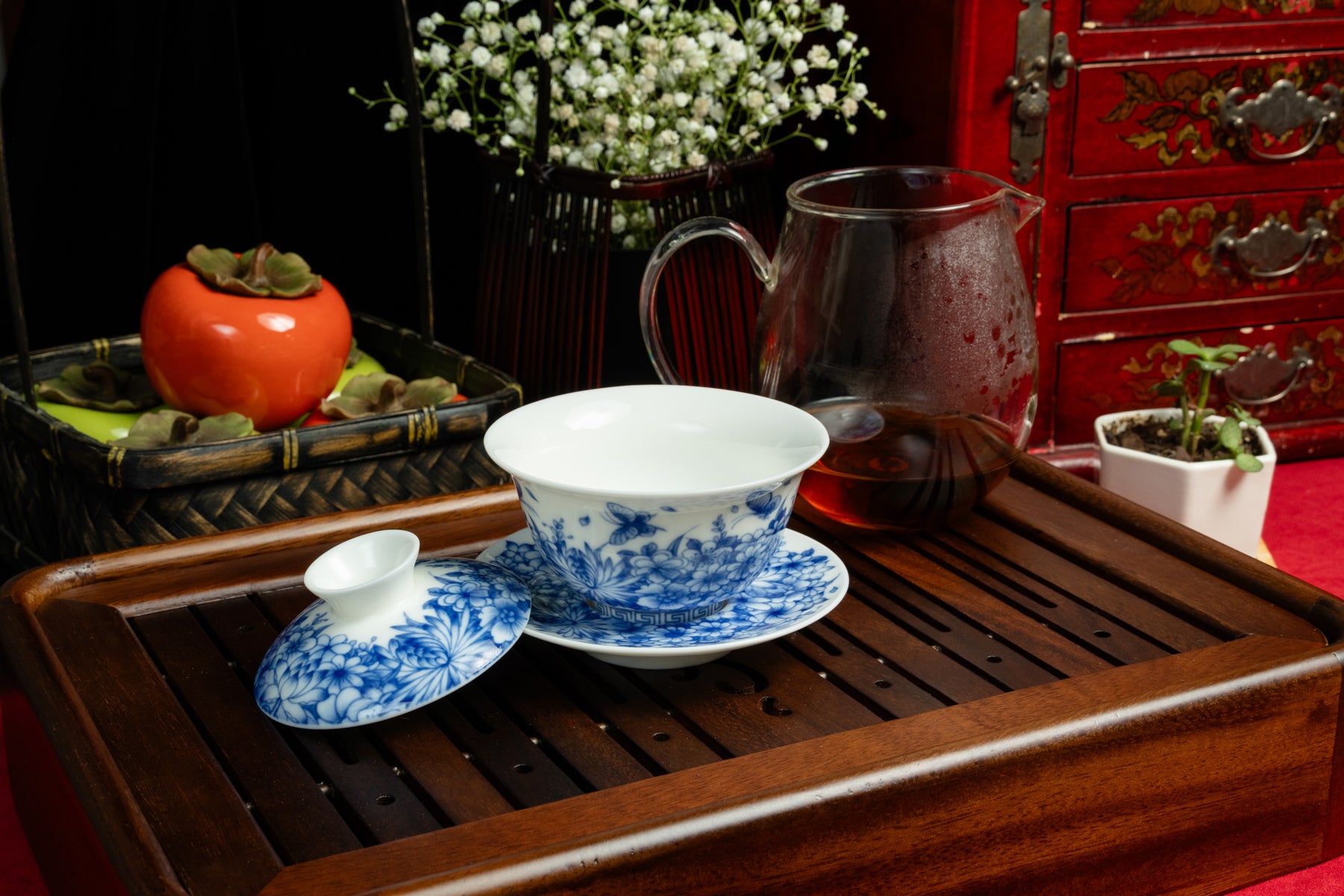 Thousand Flowers Gaiwan 萬花懸停蓋碗