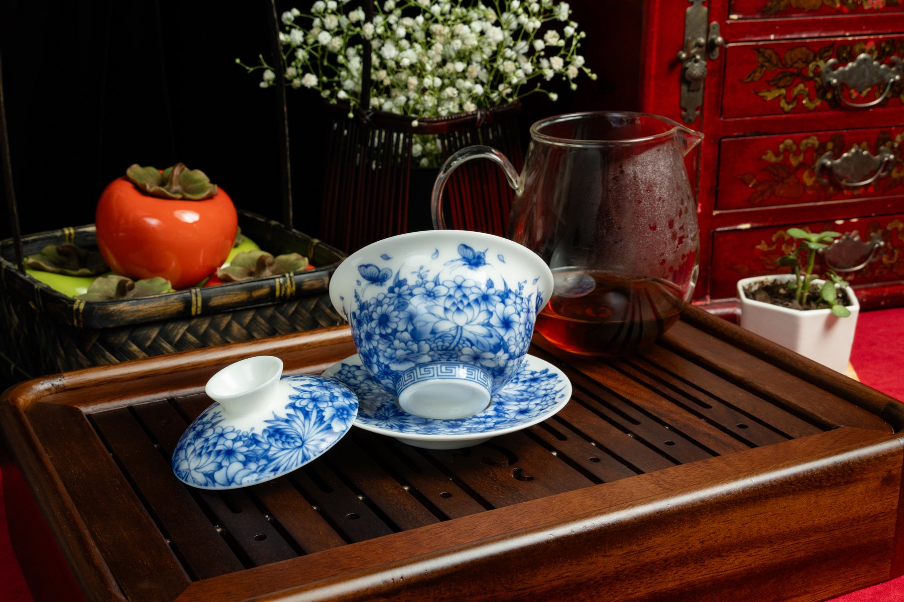 Thousand Flowers Gaiwan 萬花懸停蓋碗