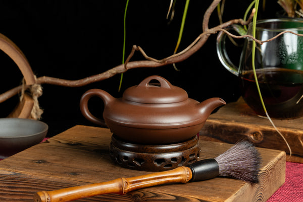 Yixing Terracotta Teapot - Double Line Ring 雙線盤圓
