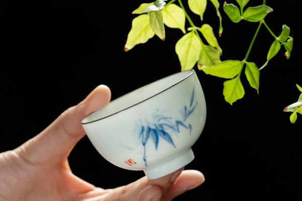 Blue Bamboo Hand-Painted Cup 青竹手繪杯