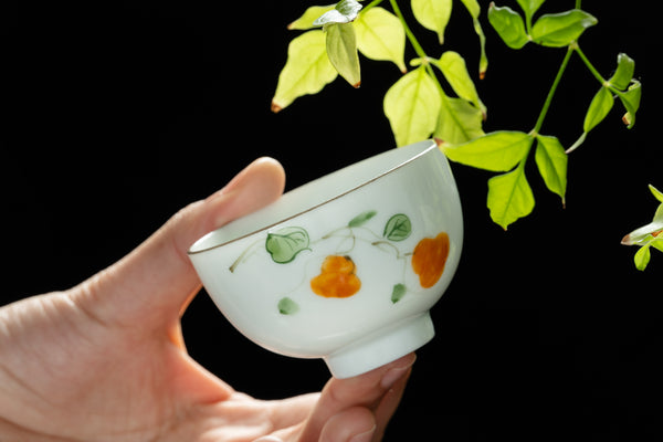 Garden Beauty Hand-Painted Cup 葫蘆手繪杯