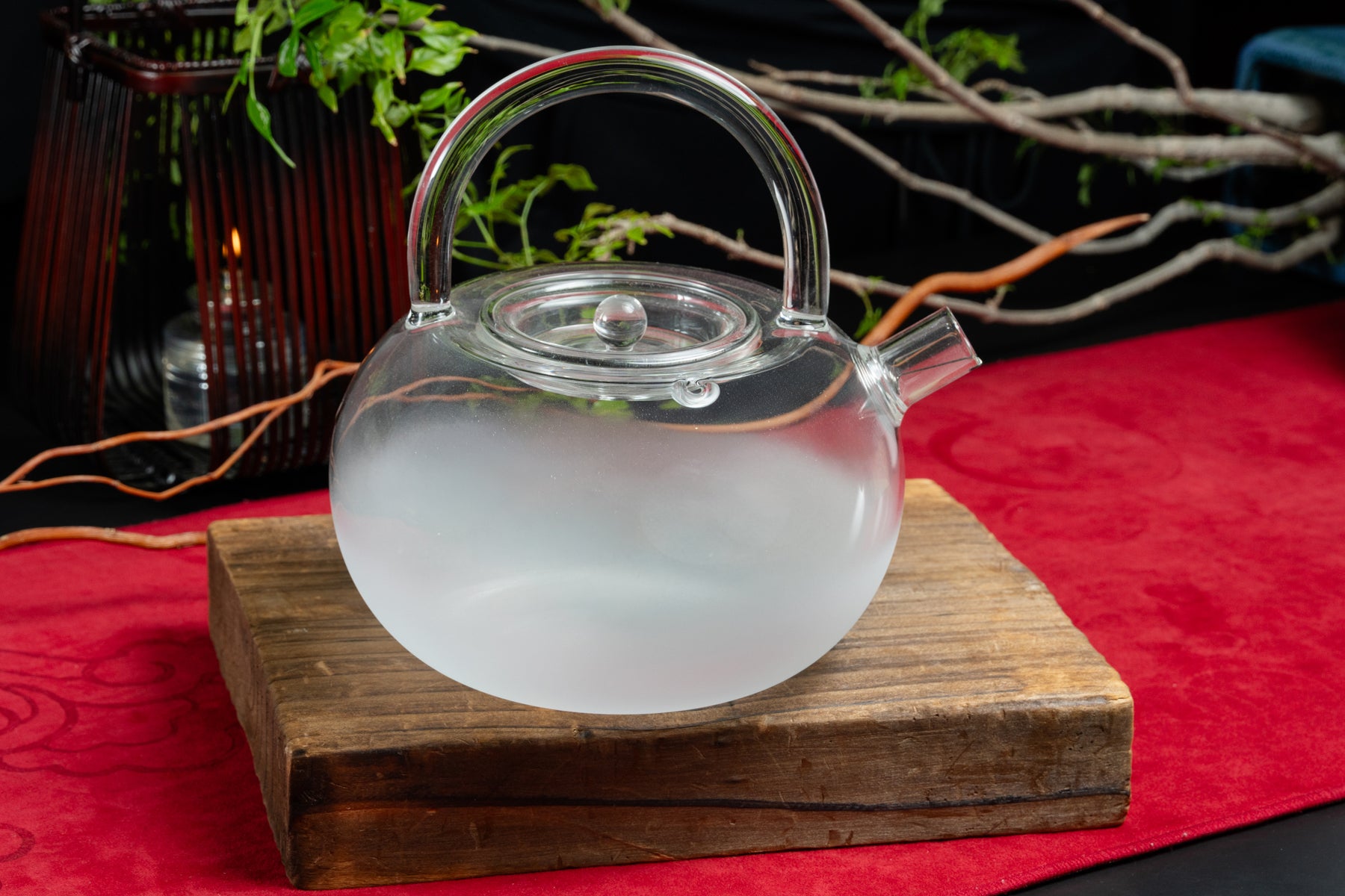 Cloud Mist Glass Teapot 雲霧全玻璃茶壺