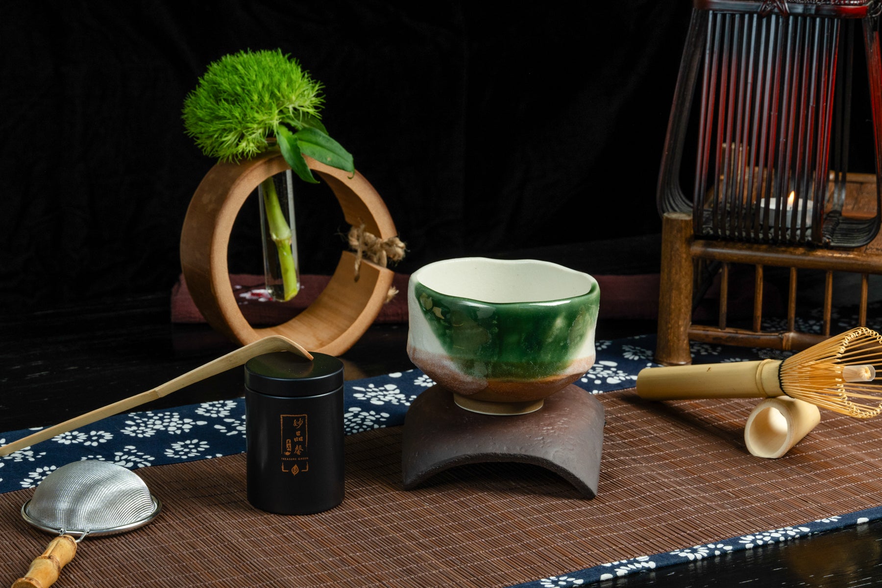 Mino Ware Chawan Lucky Cat 茶碗招財貓