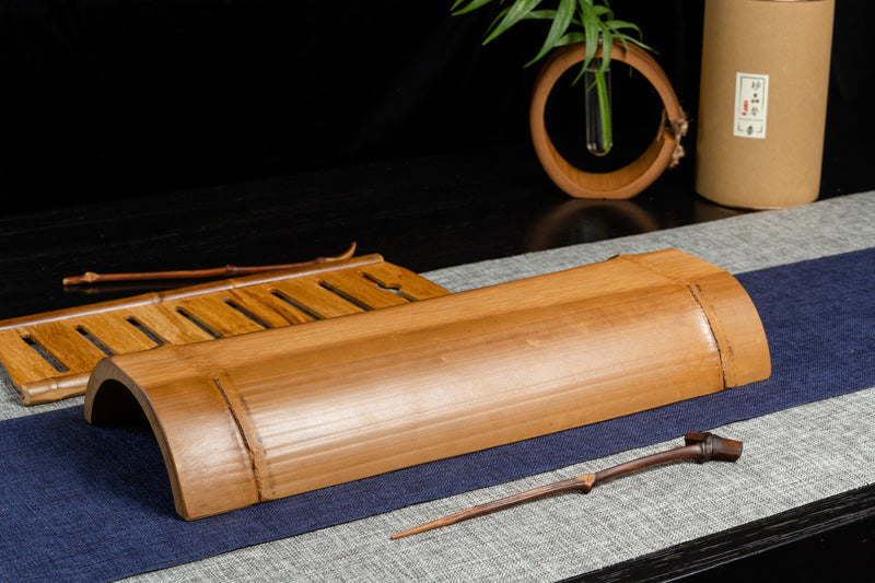 Aged Bamboo Tea Tray - L 原竹茶盤