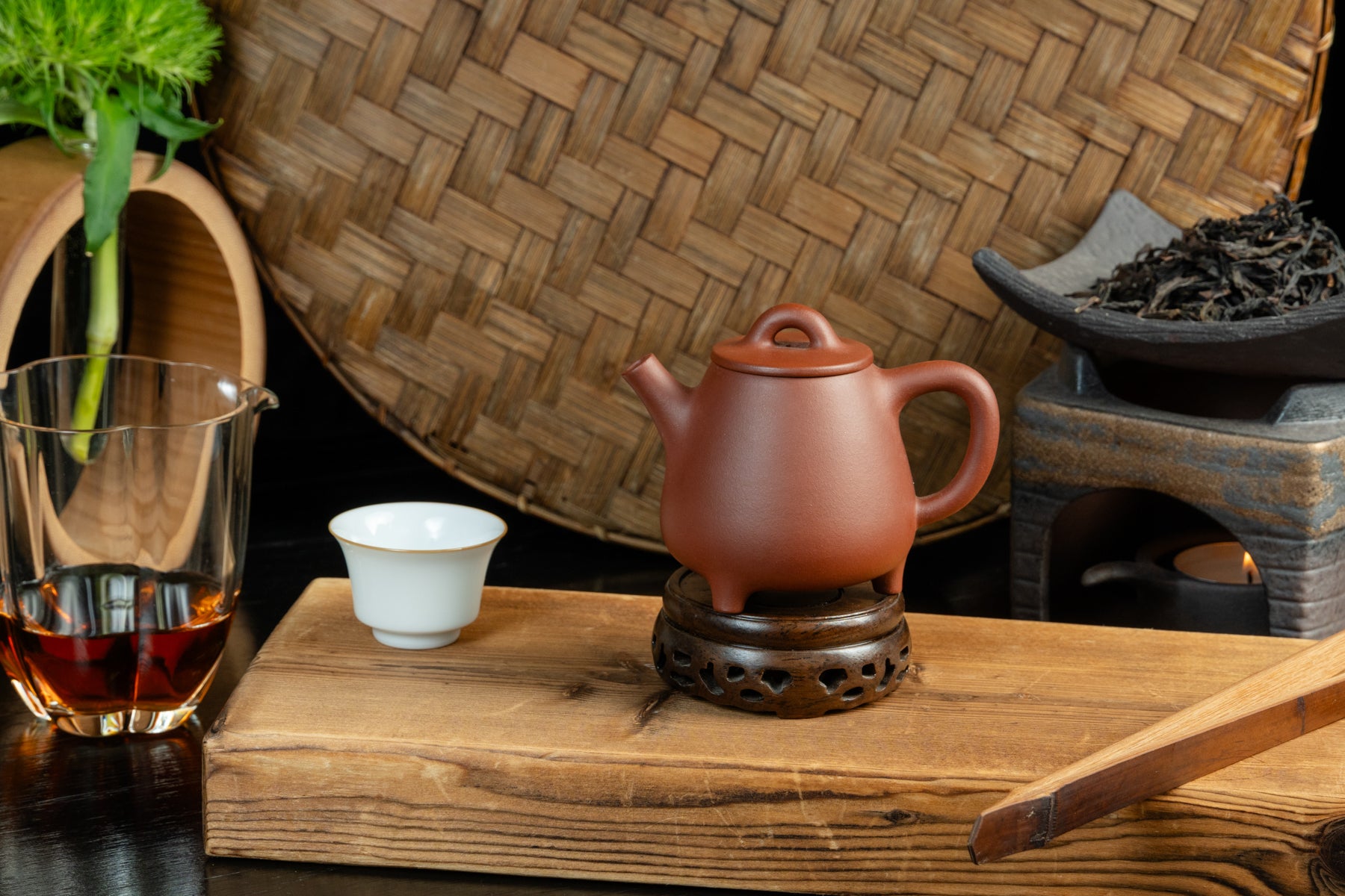 Yixing Terracotta Teapot Tall Stone Drift (Shi Piao) 高石飄