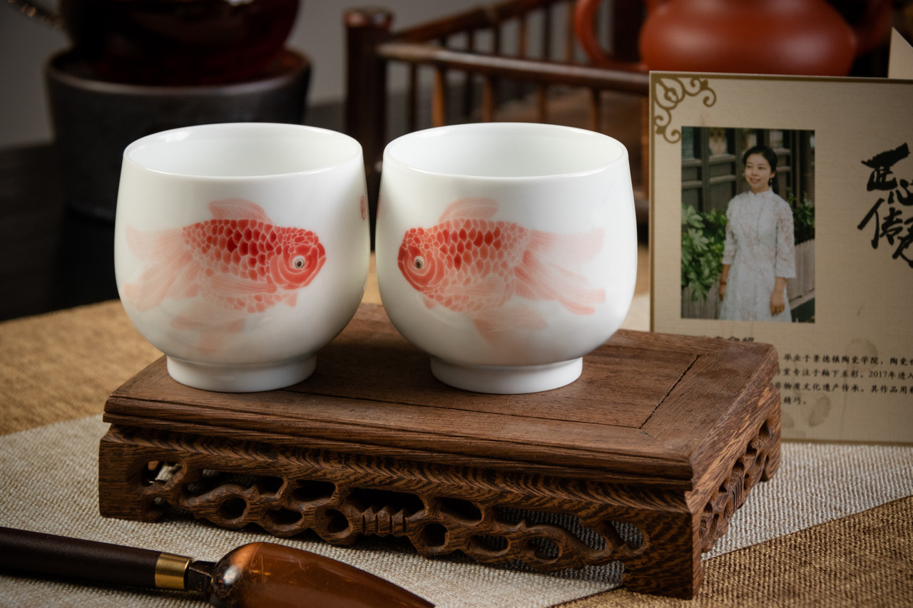 Rising Fortune (Set of 2) Cups 鴻運-鴻運當頭