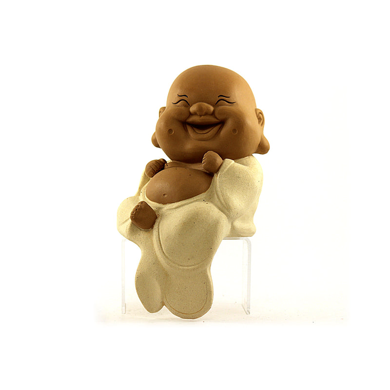 Joyous Maitreya ceramic figurines