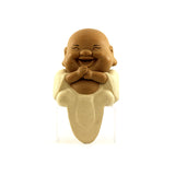 Joyous Maitreya ceramic figurines