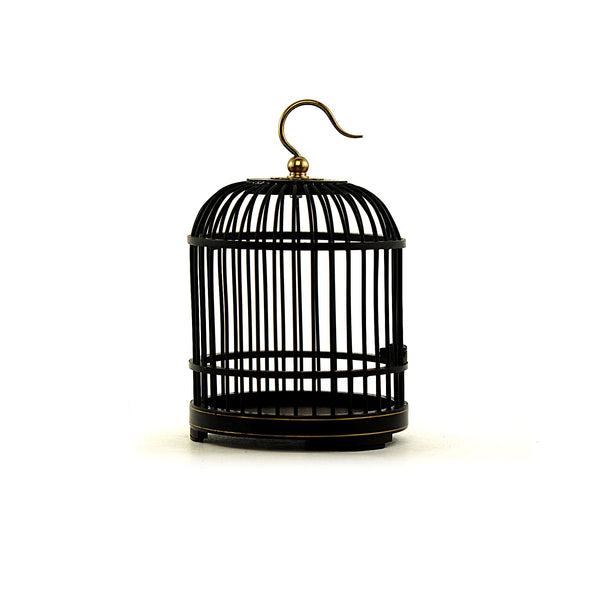 Rosewood Miniature Bird Cage (Black)