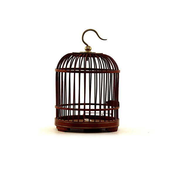 Rosewood Miniature Bird Cage (Red)