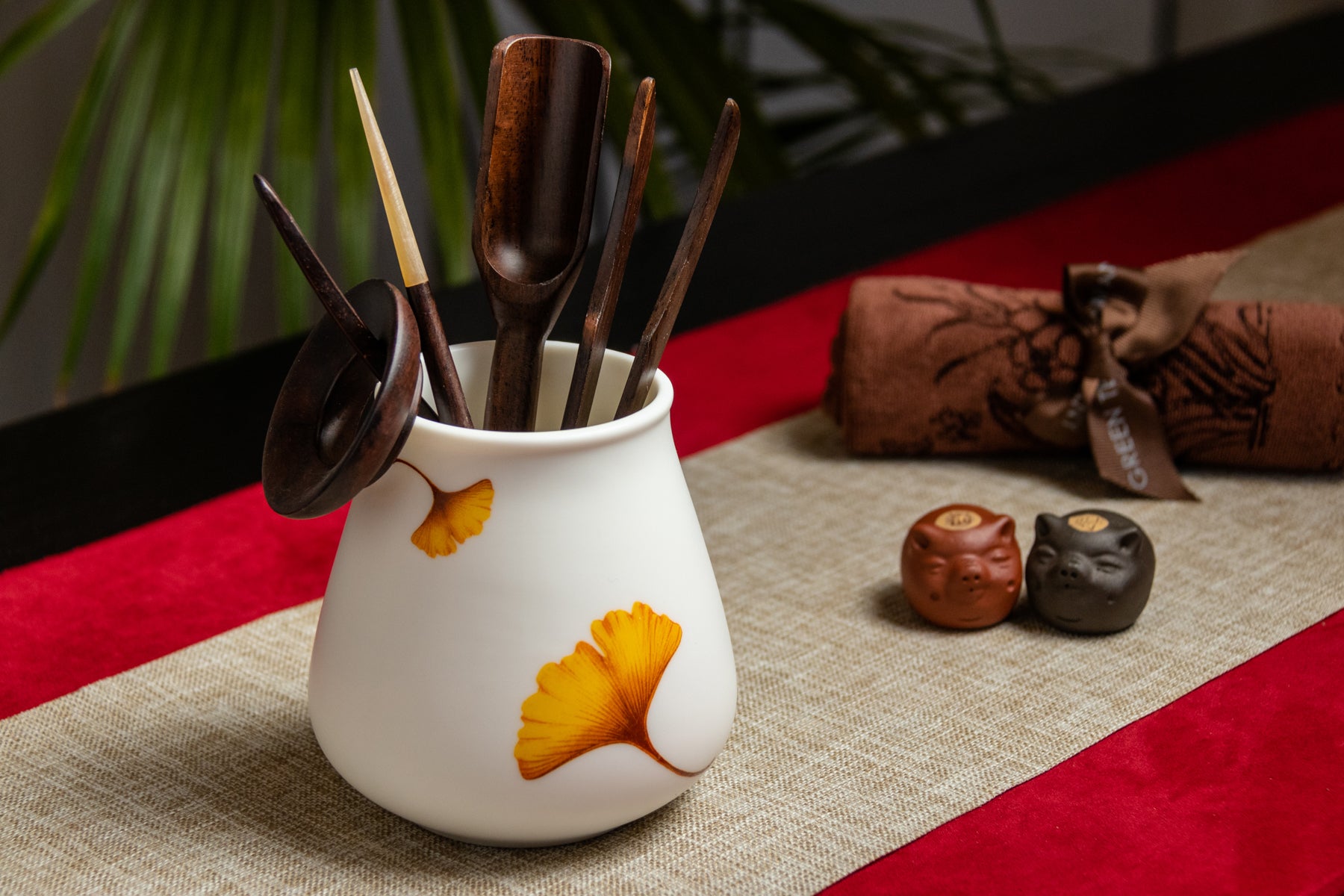 Gingko Leaf Utensil Set