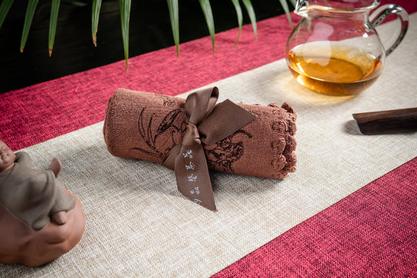 Traditional Ceremonial Tea Towel (Brown)