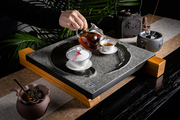 Harmony Stone Tea Tray 圆融