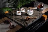 Lotus Garden Stone Tea Tray 蓮花