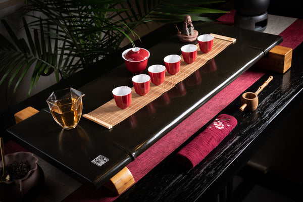 Contentment Stone Tea Tray 滿竹