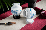 Porcelain Canisters Fall (Caddy) set of two