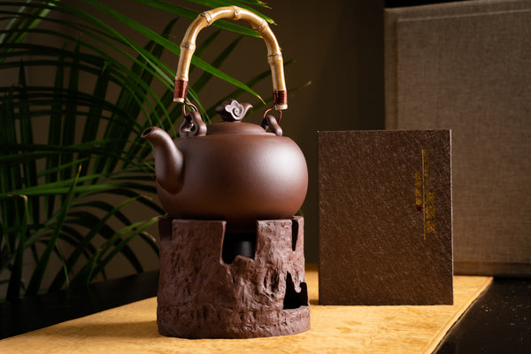 Yixing Terracotta Teapot Kettle with Burner 宜興紫砂茶壶