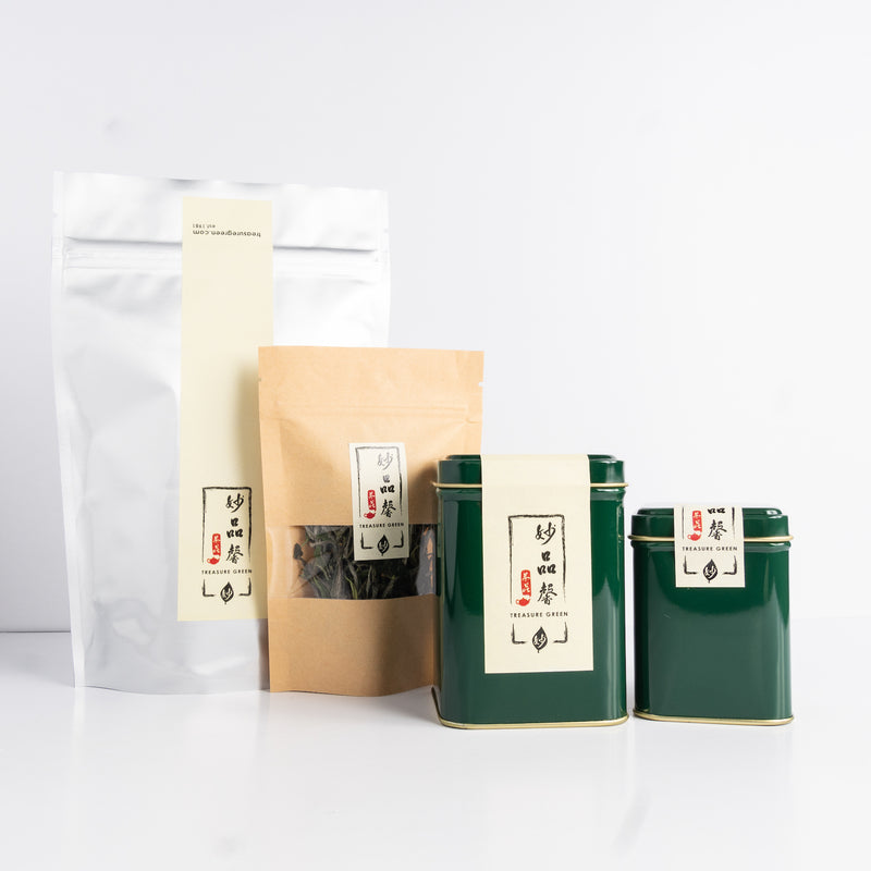 Treasure Green's Green Tea Packaging