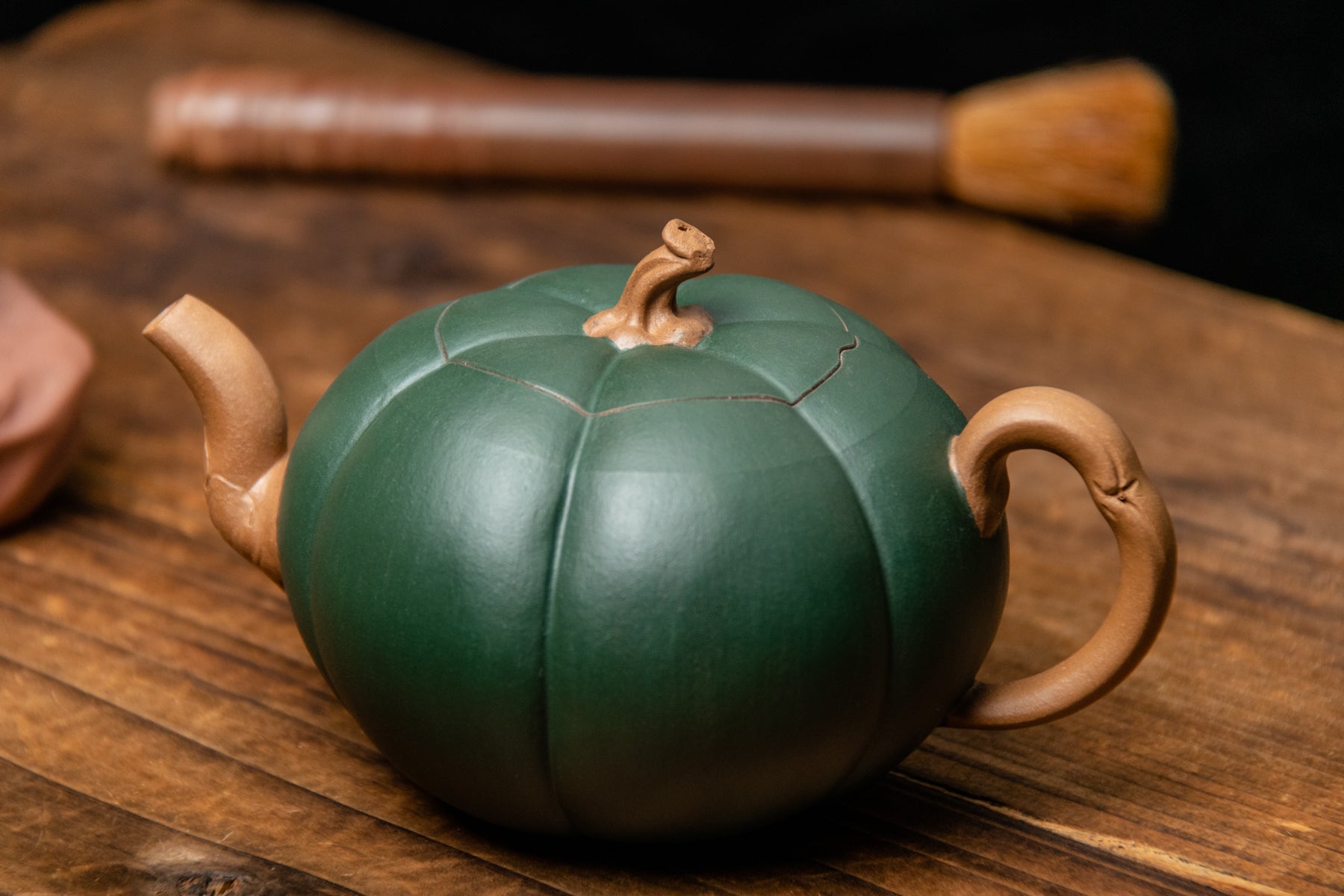 Yixing Terracotta Teapot Pumpkin