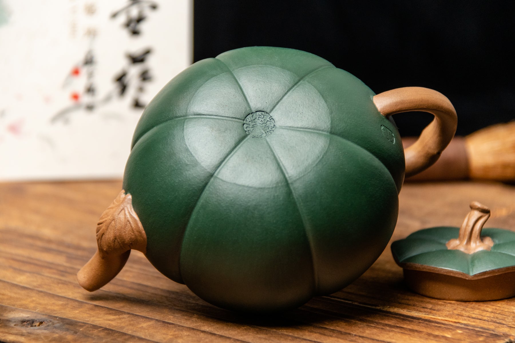 Yixing Terracotta Teapot Pumpkin