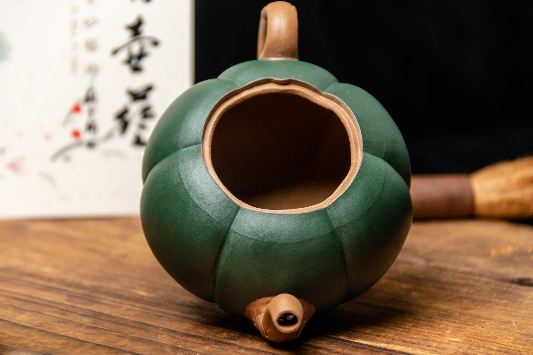 Yixing Terracotta Teapot Pumpkin