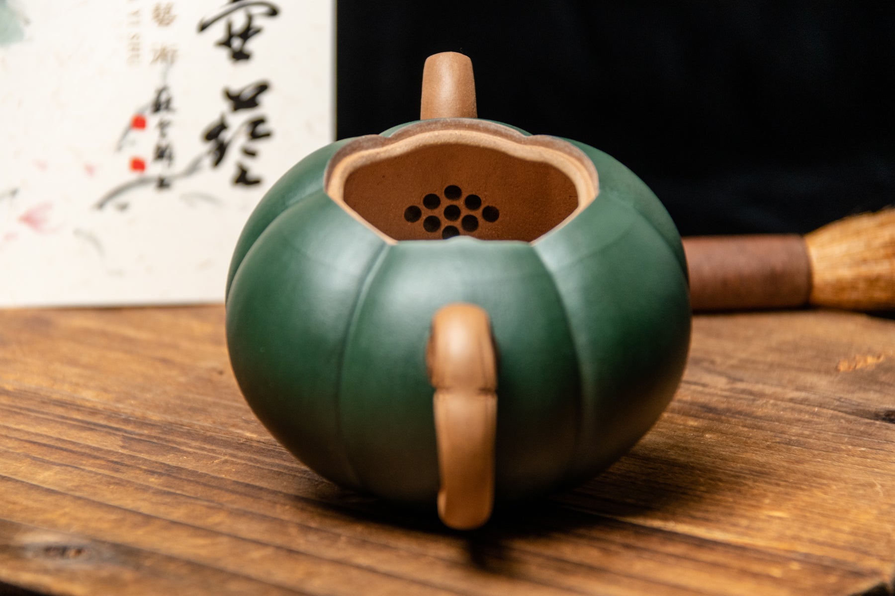 Yixing Terracotta Teapot Pumpkin