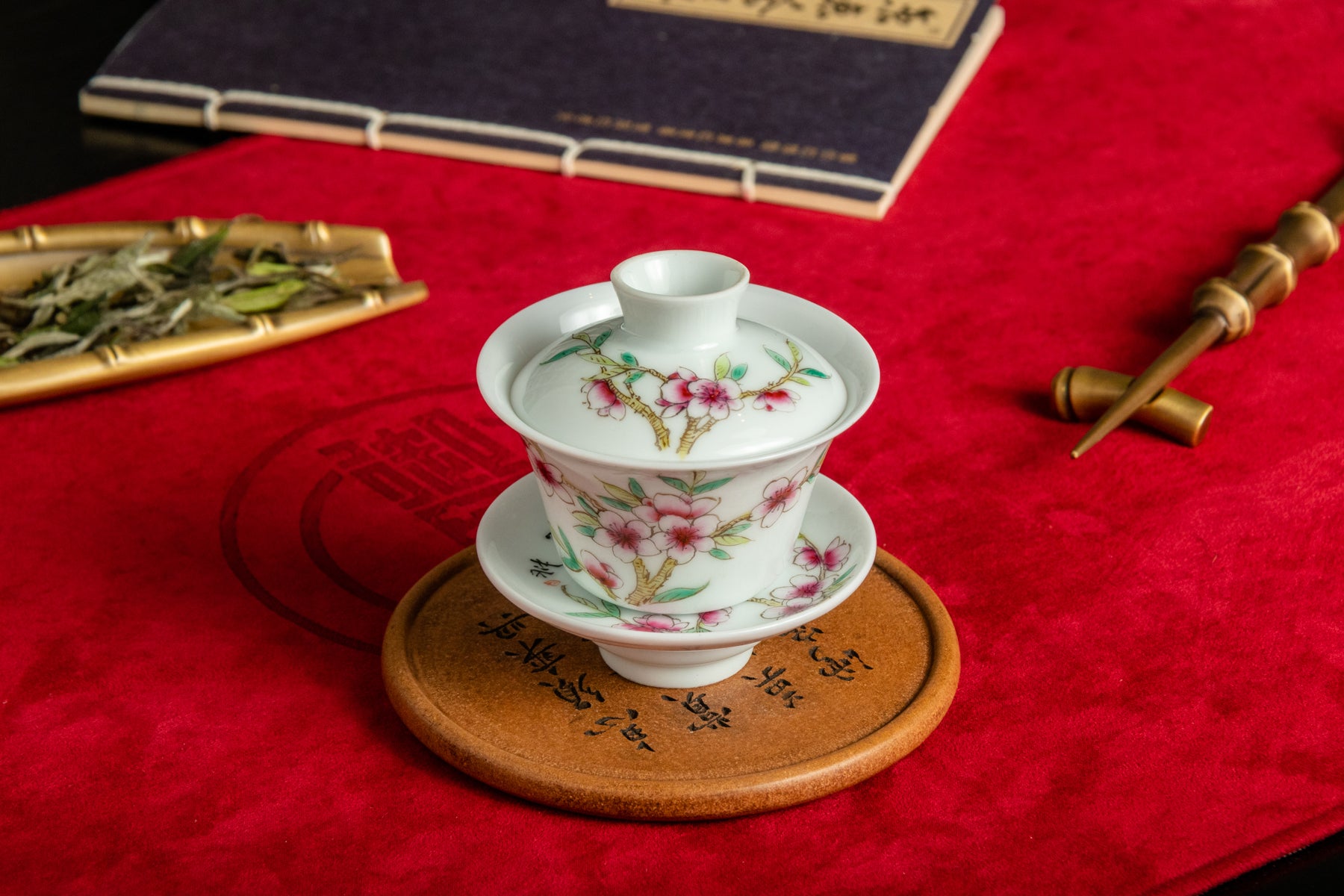 Jingdezhen Gaiwan 75ml Cherry Blossom 景德鎮 老蓋碗