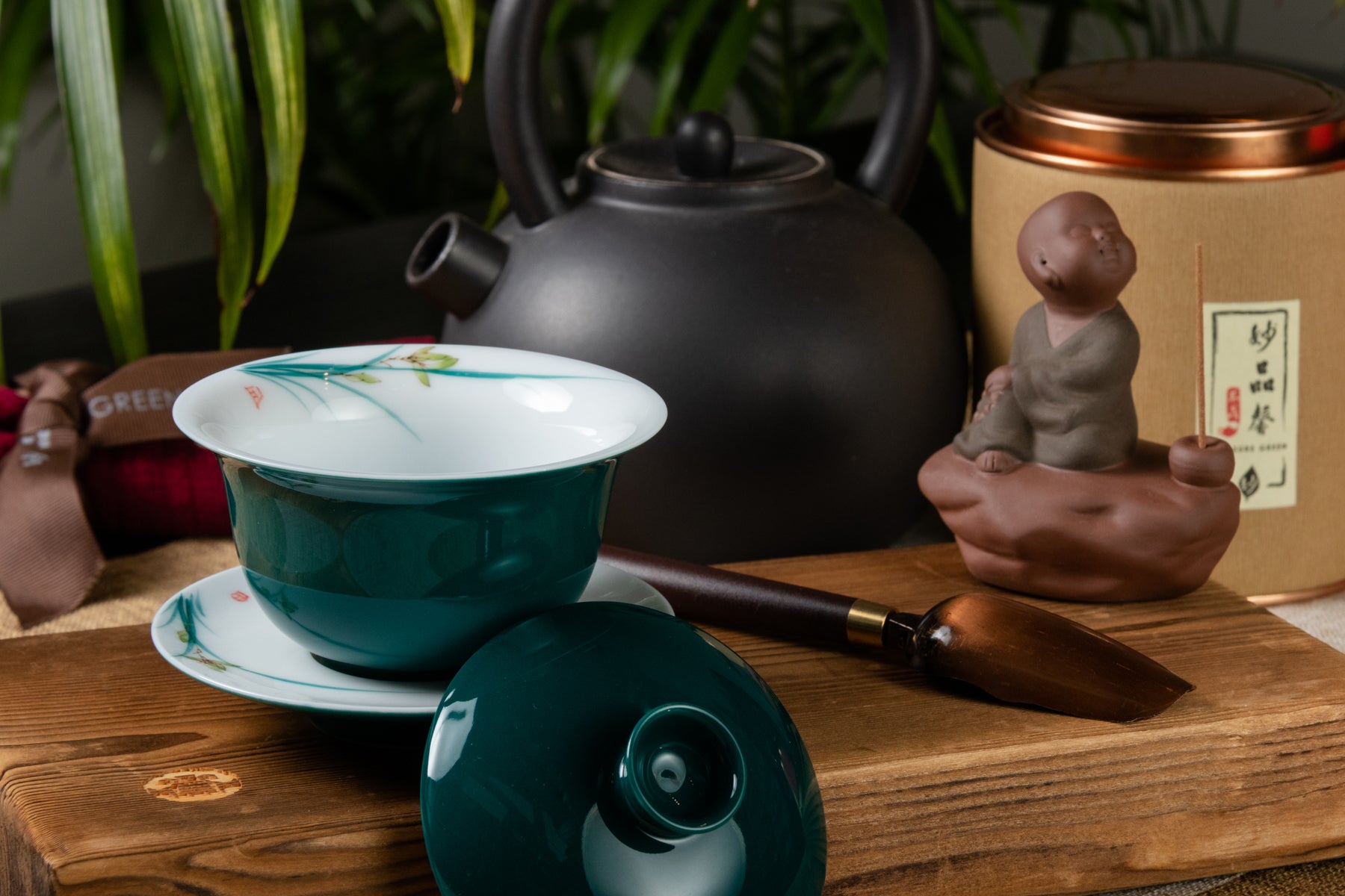 Ji Qing Orchid Gaiwan 霽青蘭蓋碗