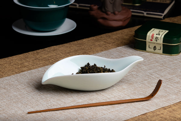 Tea Plate Set - Plum 葉影茶則 梅子綠