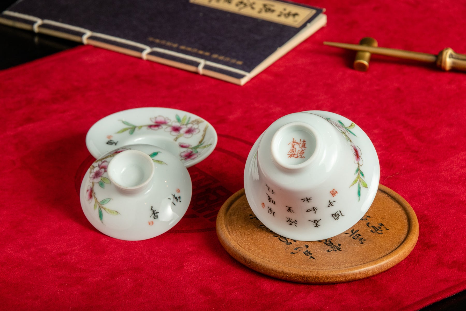 Jingdezhen Gaiwan 75ml Cherry Blossom 景德鎮 老蓋碗