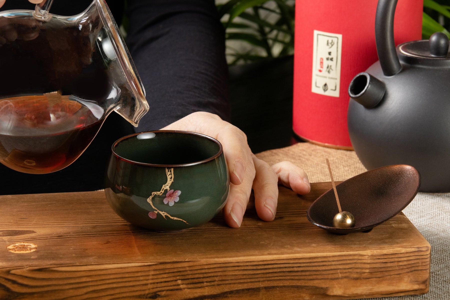 Cherry Blossom Green Cup 官窑梅子青 陶瓷杯