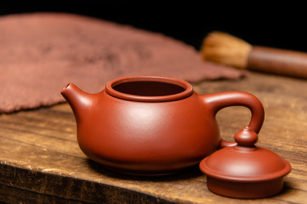 Yixing Terracotta Teapot Bamboo Hat Shi Piao