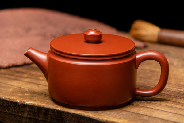 Yixing Terracotta Teapot Iron Drum
