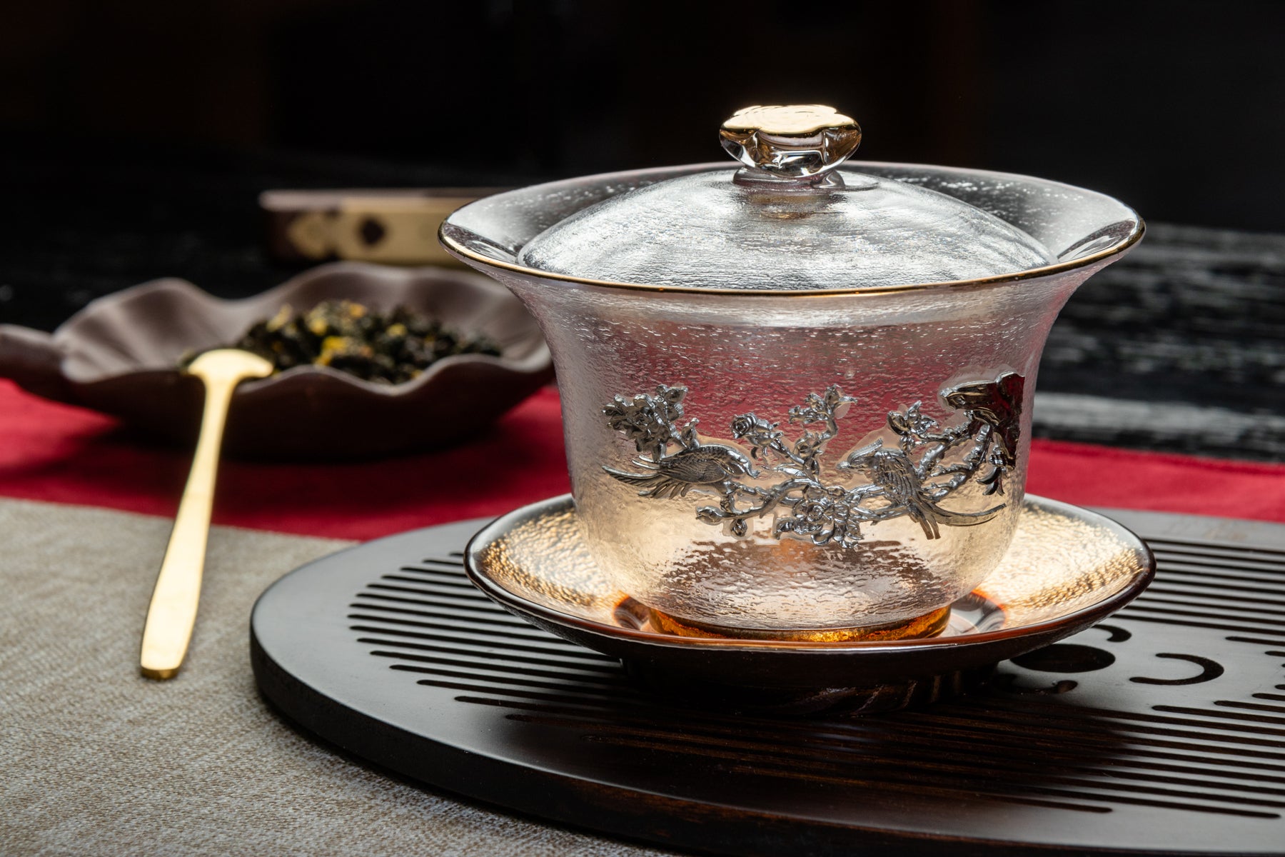 Fortune Bird Glass Gaiwan