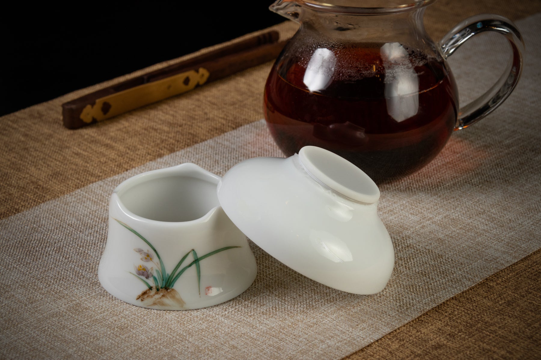 Jade Orchid Strainer Set 手繪濾網-玉蘭