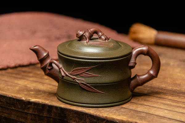 Yixing Terracotta Teapot Bamboo