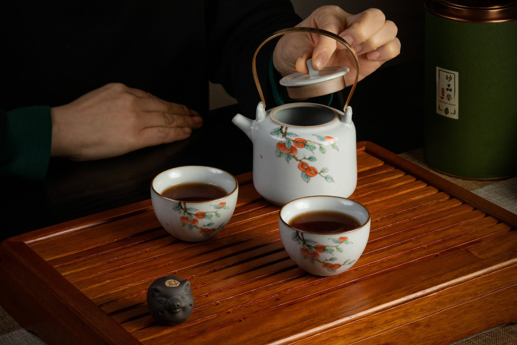 Persimmon Ru Ware Cup 柿子 汝窑杯