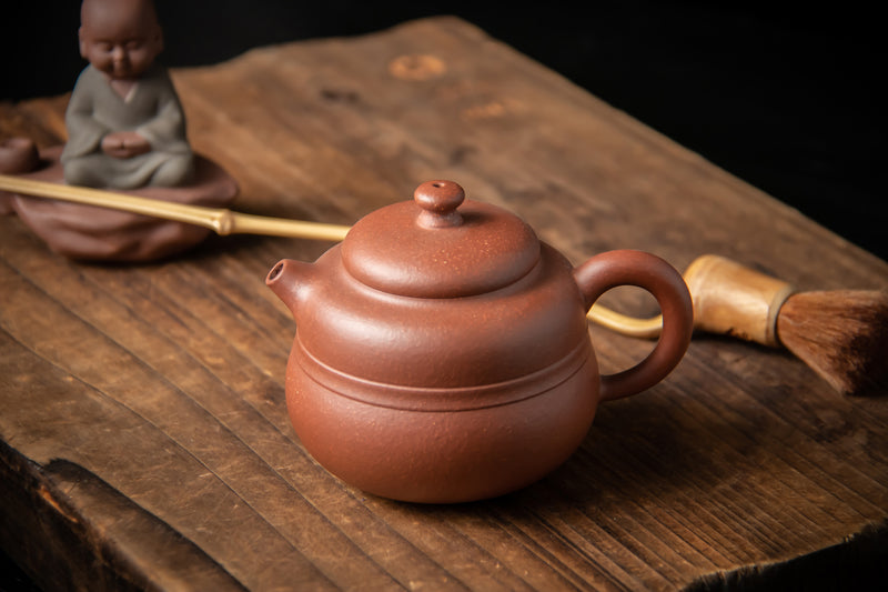 Yixing Terracotta Teapot Zi Ni - The Gourd