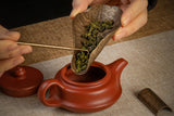 Lotus Leaf Tea Plate Set 黃痛銅荷葉茶則三件套