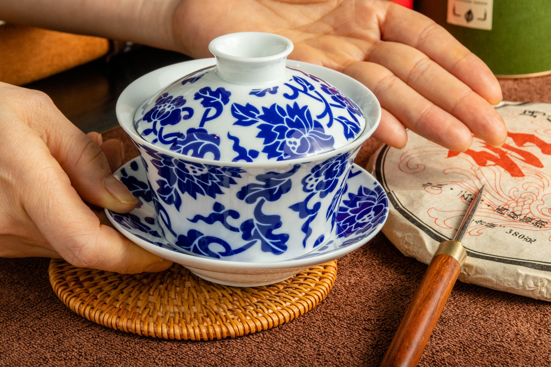 Jingdezhen Gaiwan 325ml Blue 景德鎮 大蓋碗