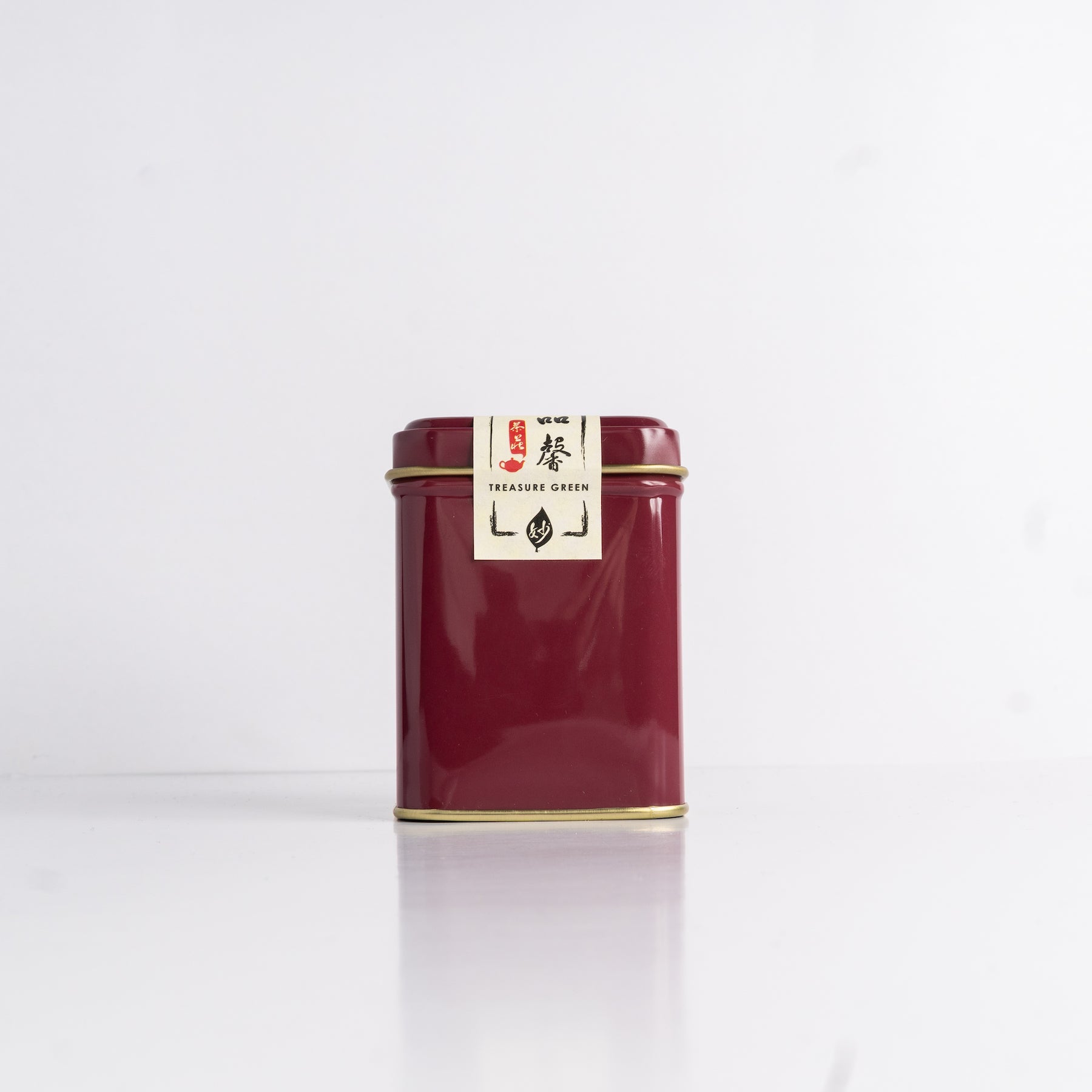 Burgundy Tea Tin