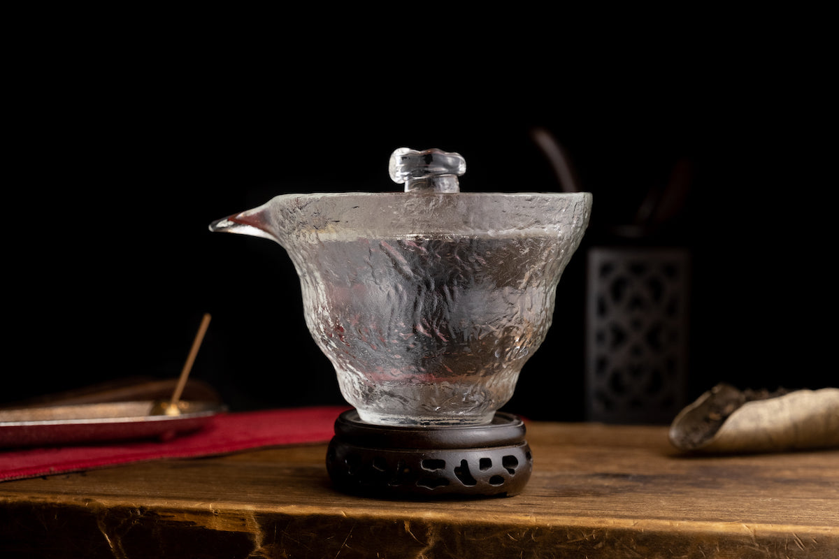 Pattern Glass Gaiwan 玻璃盖碗-初雪